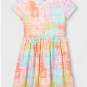 Cat & Jack Cotton Tie Dye Dress